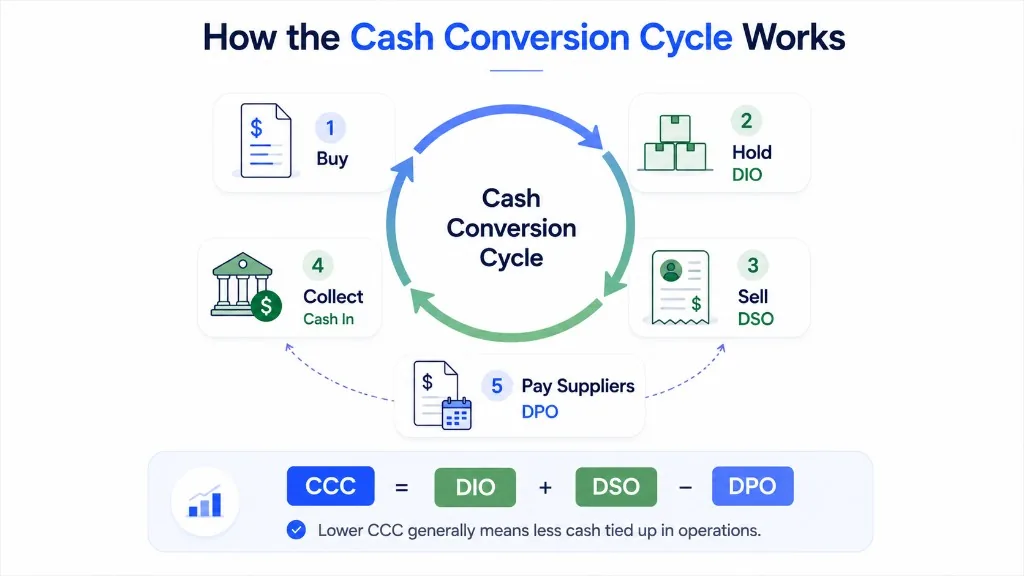 Cash Conversion Cycle: What It Means and How to Improve It