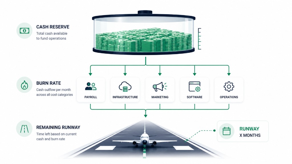 Runway vs Burn Rate: What Founders Actually Need to Know in 2026