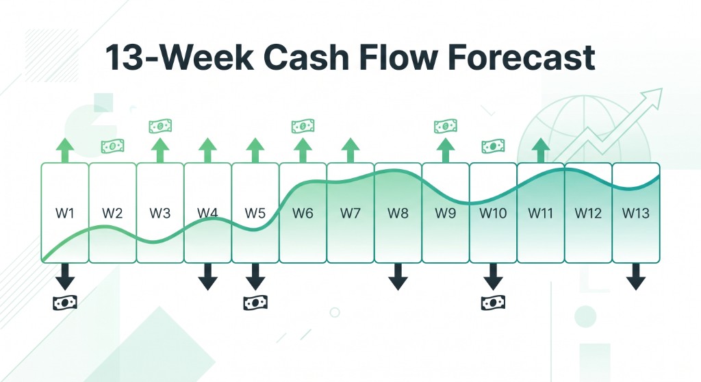 What Is a 13-Week Cash Flow Forecast? A Practical Guide for Founders and Finance Teams